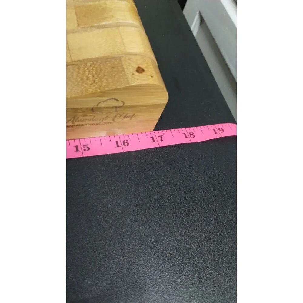 Abundant Chef Bamboo Wood Knife Storage Block